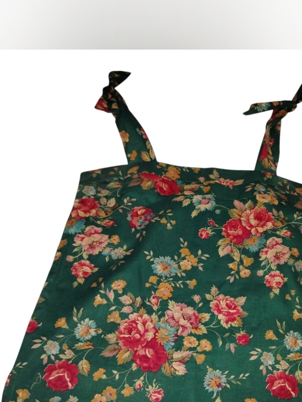 Vintage Vera Bradley Greenbrier Shoulder Tie Tank.